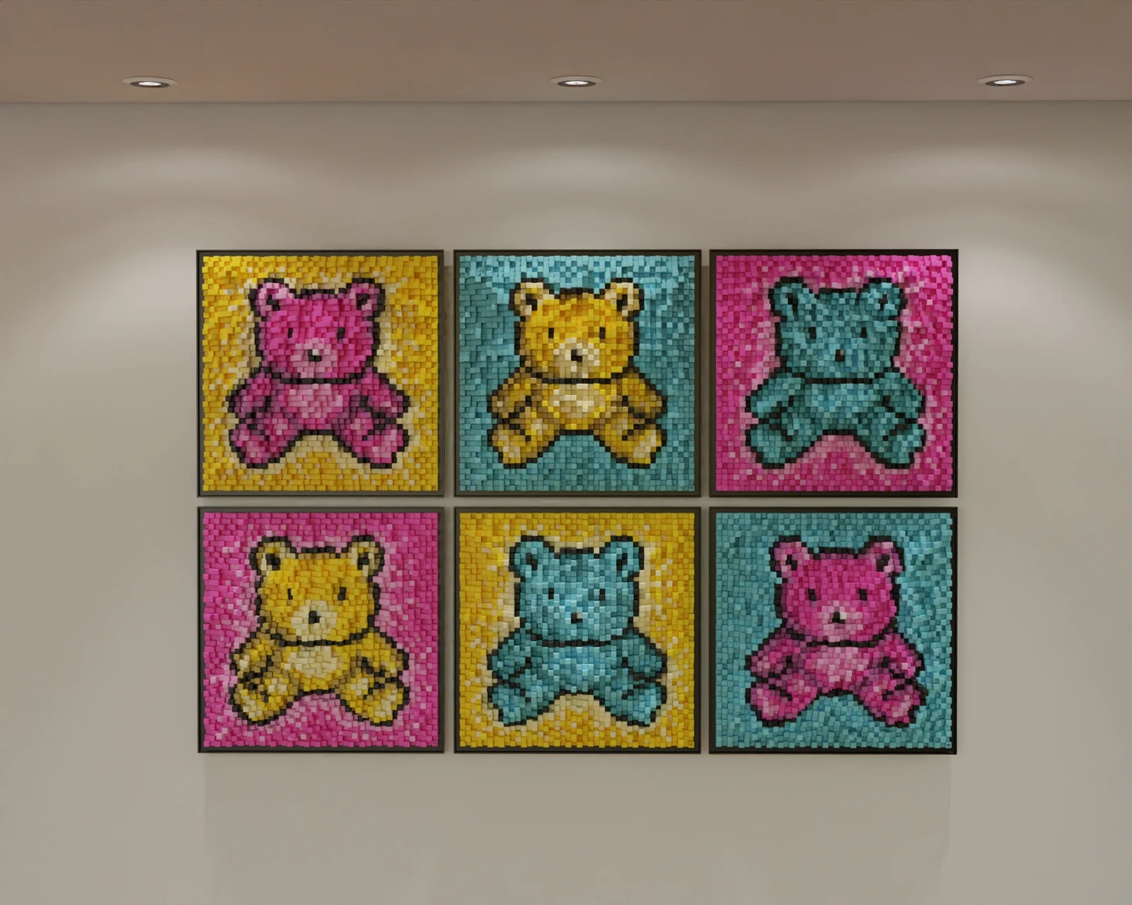 BEAR-ILLIANT BURST — œuvre d’Adrien Di Fazio