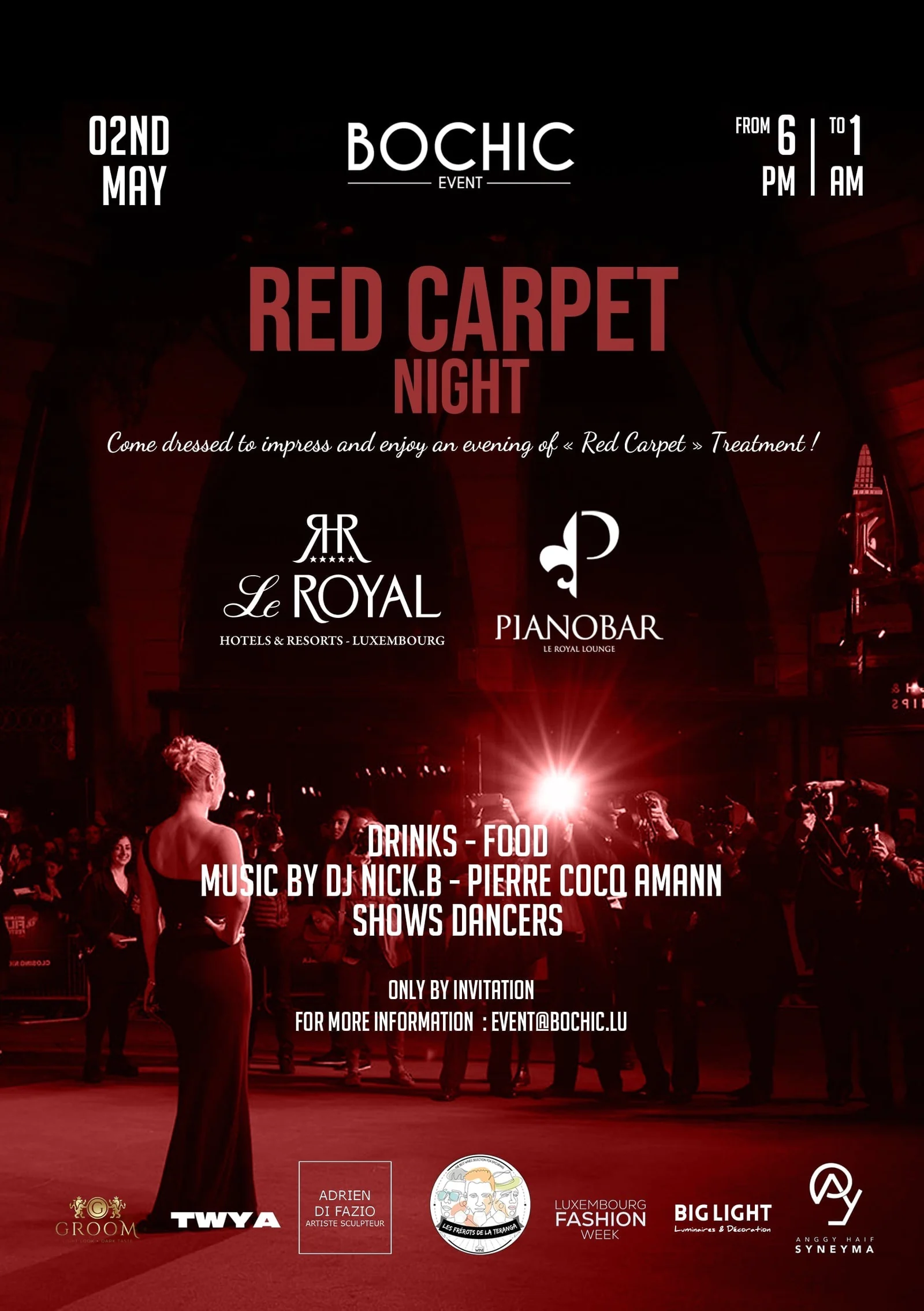 Annonce Hotel Le Royal Luxembourg — Adrien Di Fazio