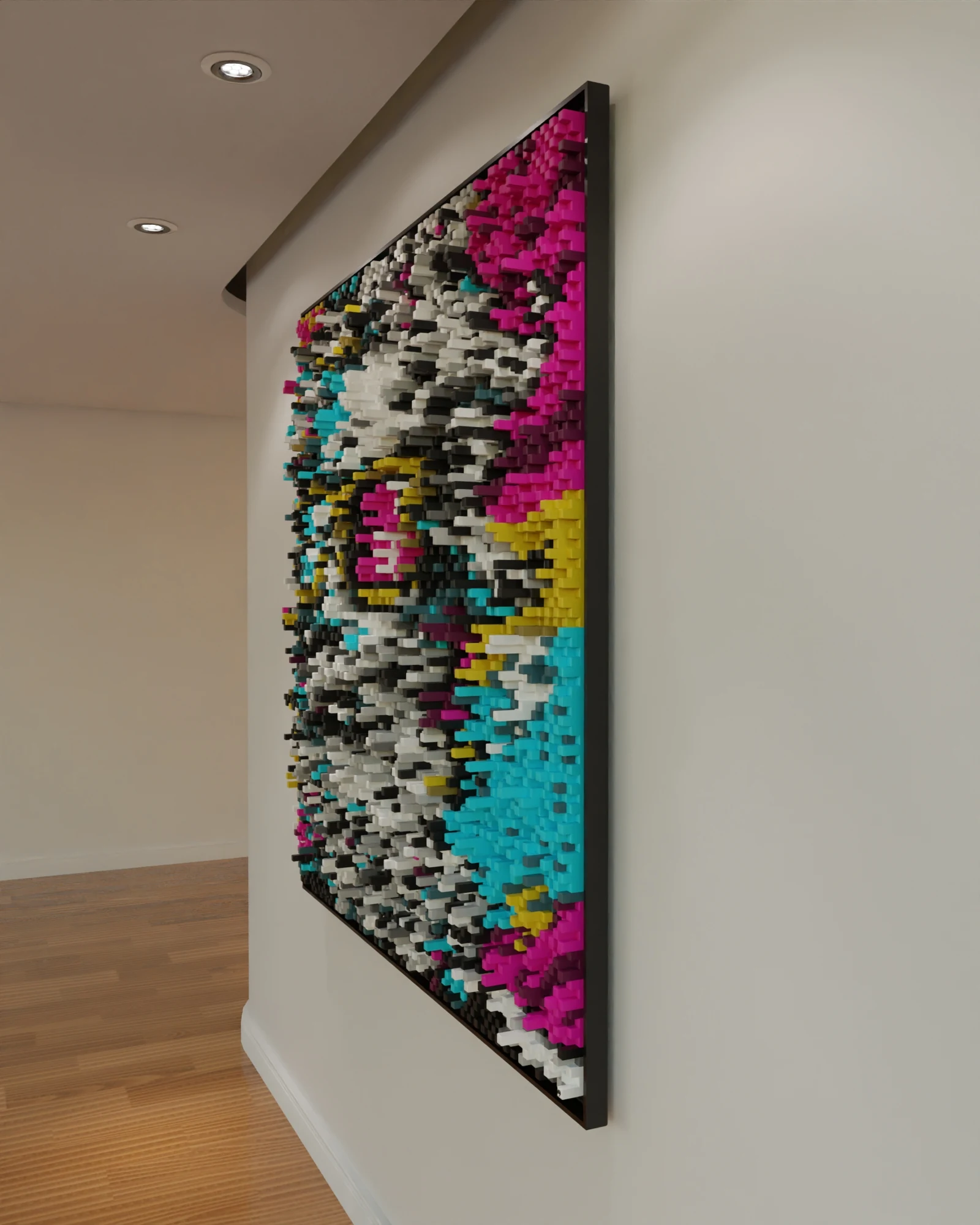 GOD OF THE NEON SKIES — œuvre d’Adrien Di Fazio