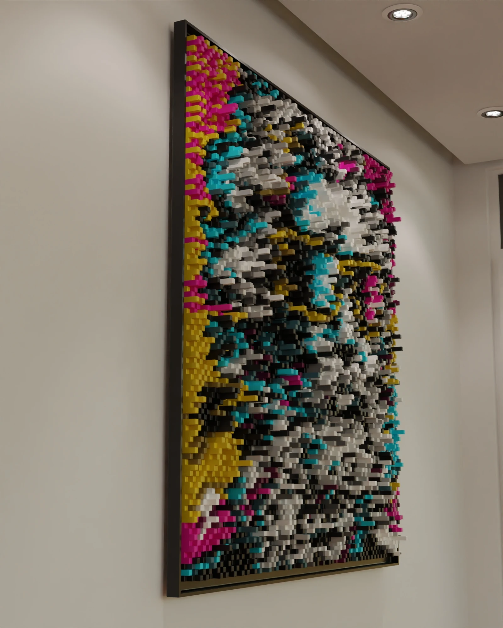 GOD OF THE NEON SKIES — œuvre d’Adrien Di Fazio