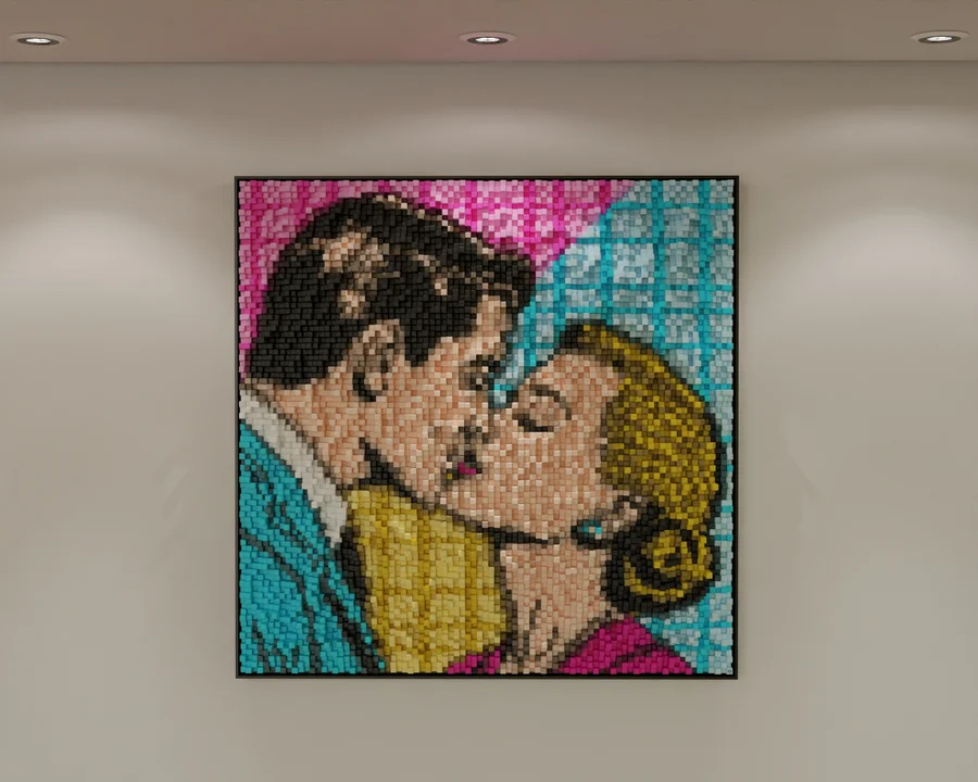 SHUT UP AND KISS ME! — œuvre d’Adrien Di Fazio