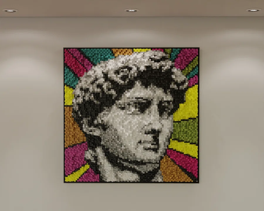 VENI, DAVI, VICI — œuvre d’Adrien Di Fazio